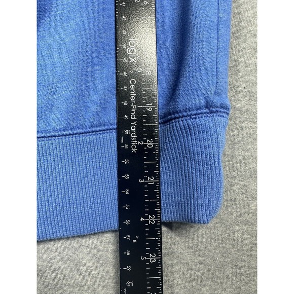 Women’s Victoria’s Secret PINK‎ sweatshirt Crew Neck Blue Logo Pull Over - Picture 4 of 6